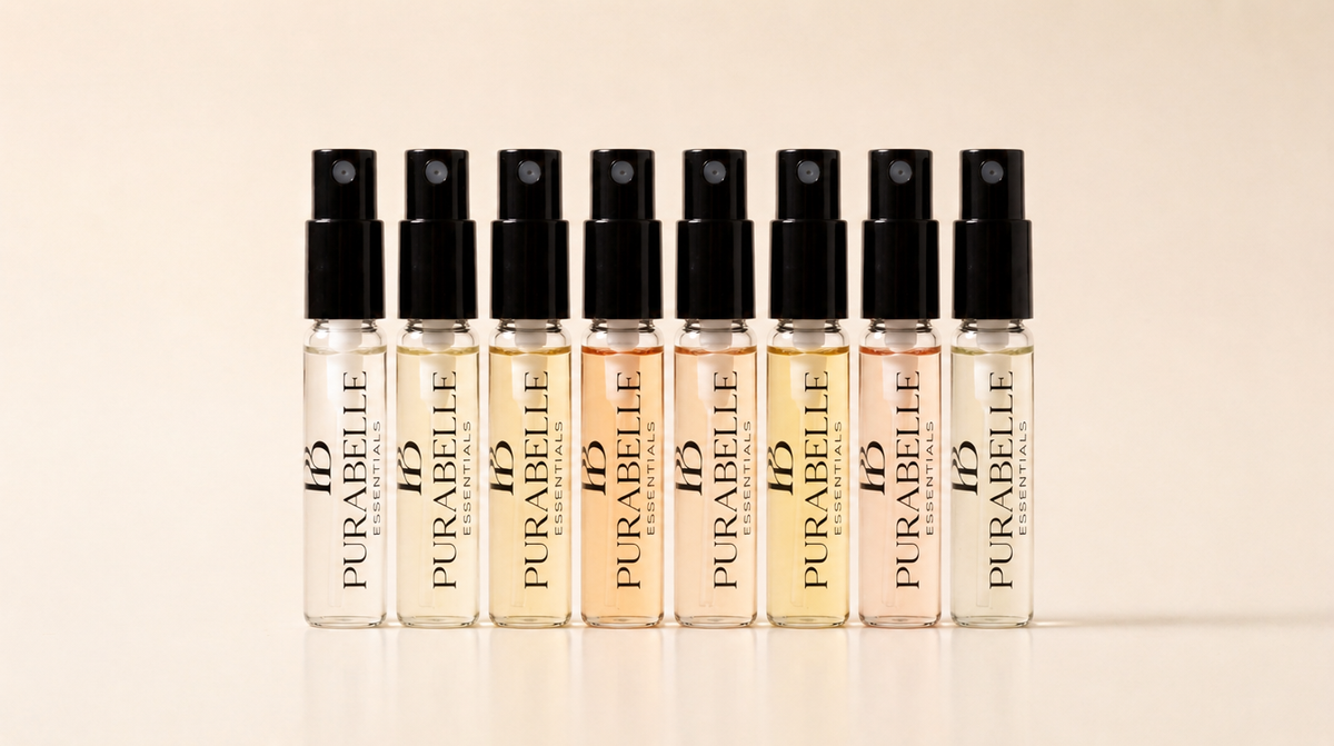 Prøvepakke – 9 x 3 ml parfumeprøver fra Purabelle
